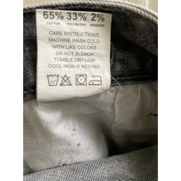 Smoke Rise Jeans Mens 40 Light Wash Distressed Slim Fit Denim Mens 40 x 32 - Picture 8 of 8